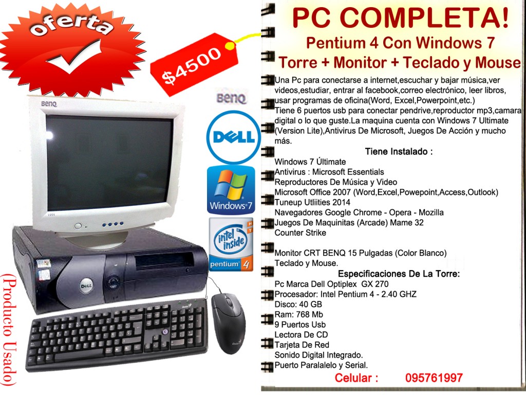 comprar pentium 4 maldonado