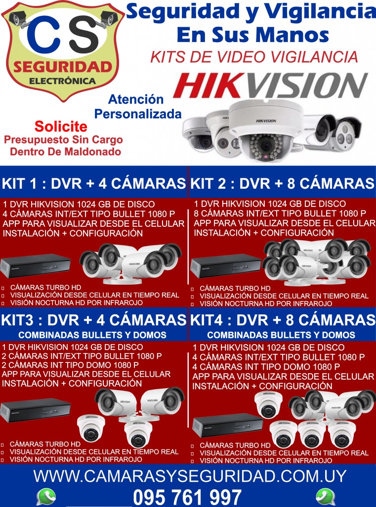 Cs Seguridad - Camaras de Seguridad y DVR - Kits de Seguridad