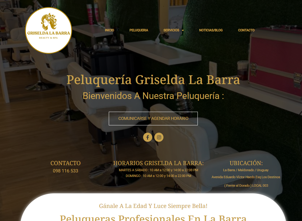 peluqueria en la barra