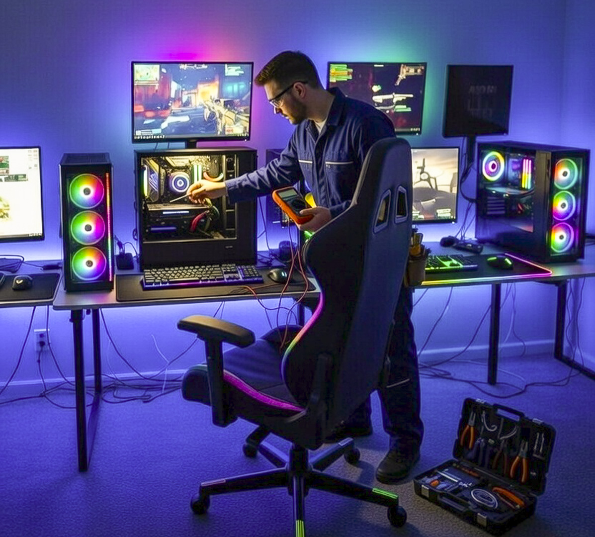 tecnico de computadoras gamers