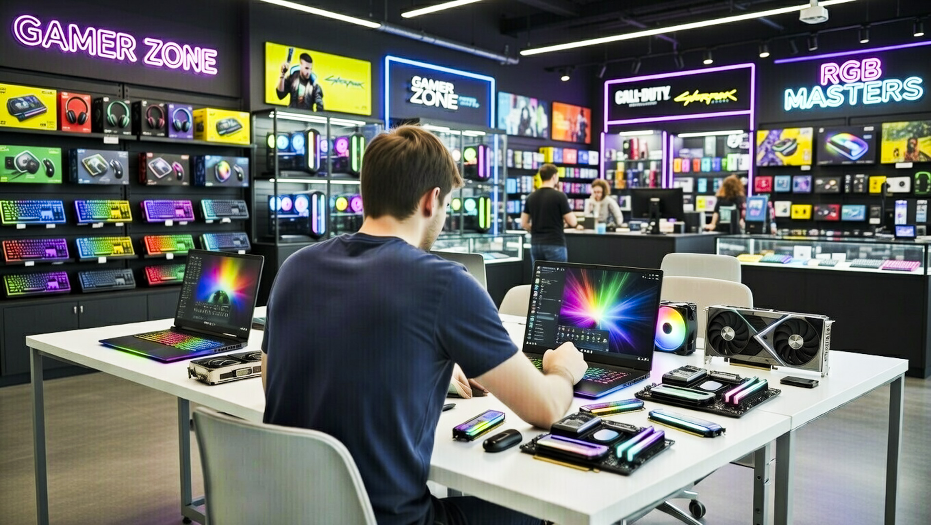 tecnico pc gamer notebook gamer equipos gamers maldonado